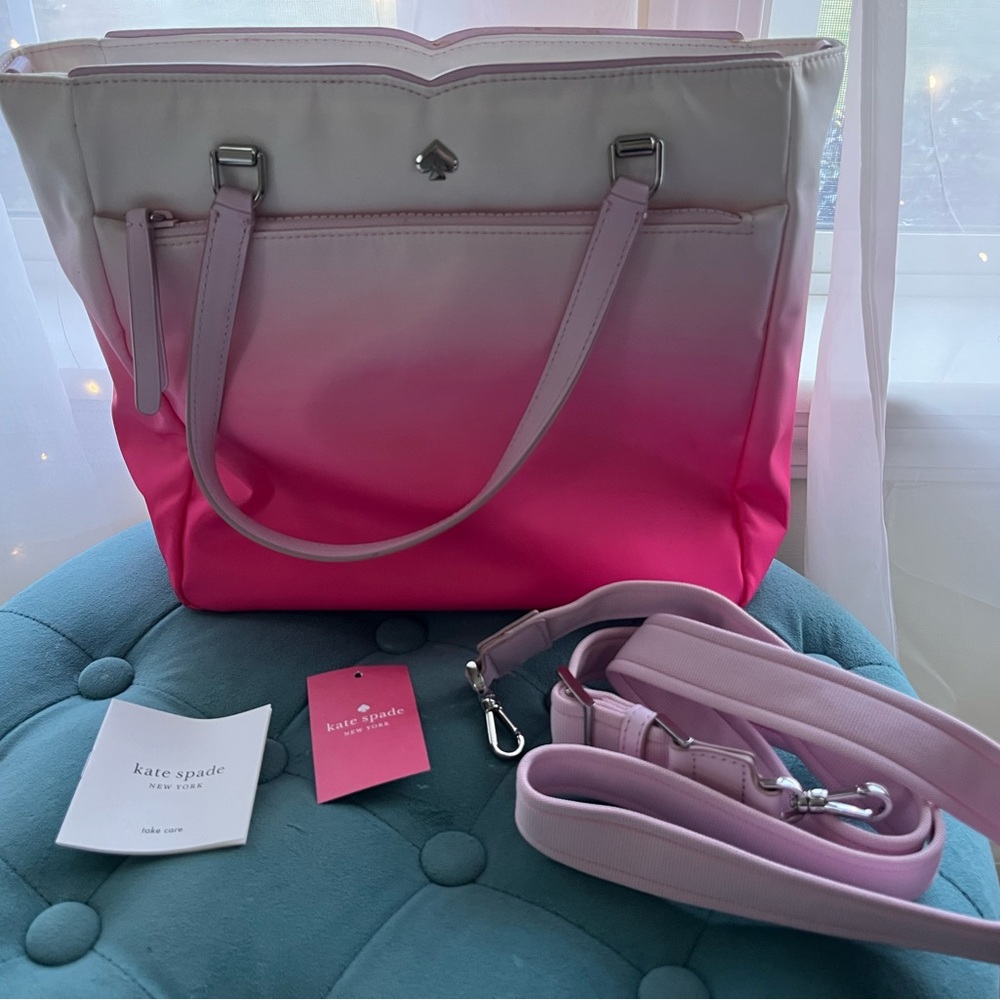 Kate Spade Pink Ombre Tote